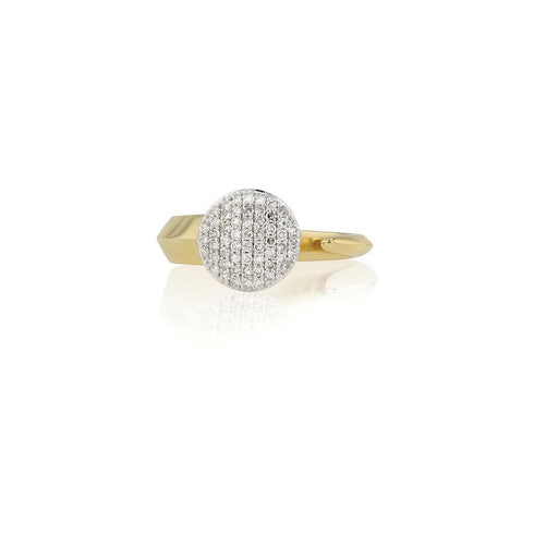Infinity Single Wrap Knife Edge Ring - 1