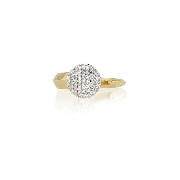 Infinity Single Wrap Knife Edge Ring - 1
