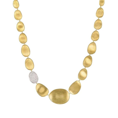 Diamond Pave Small Single Station Collar Necklace - 1