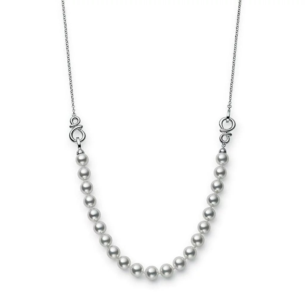 mix pearl✕silverネックレス（stainless） 449bdda50473208f251eb7e4ed641d
