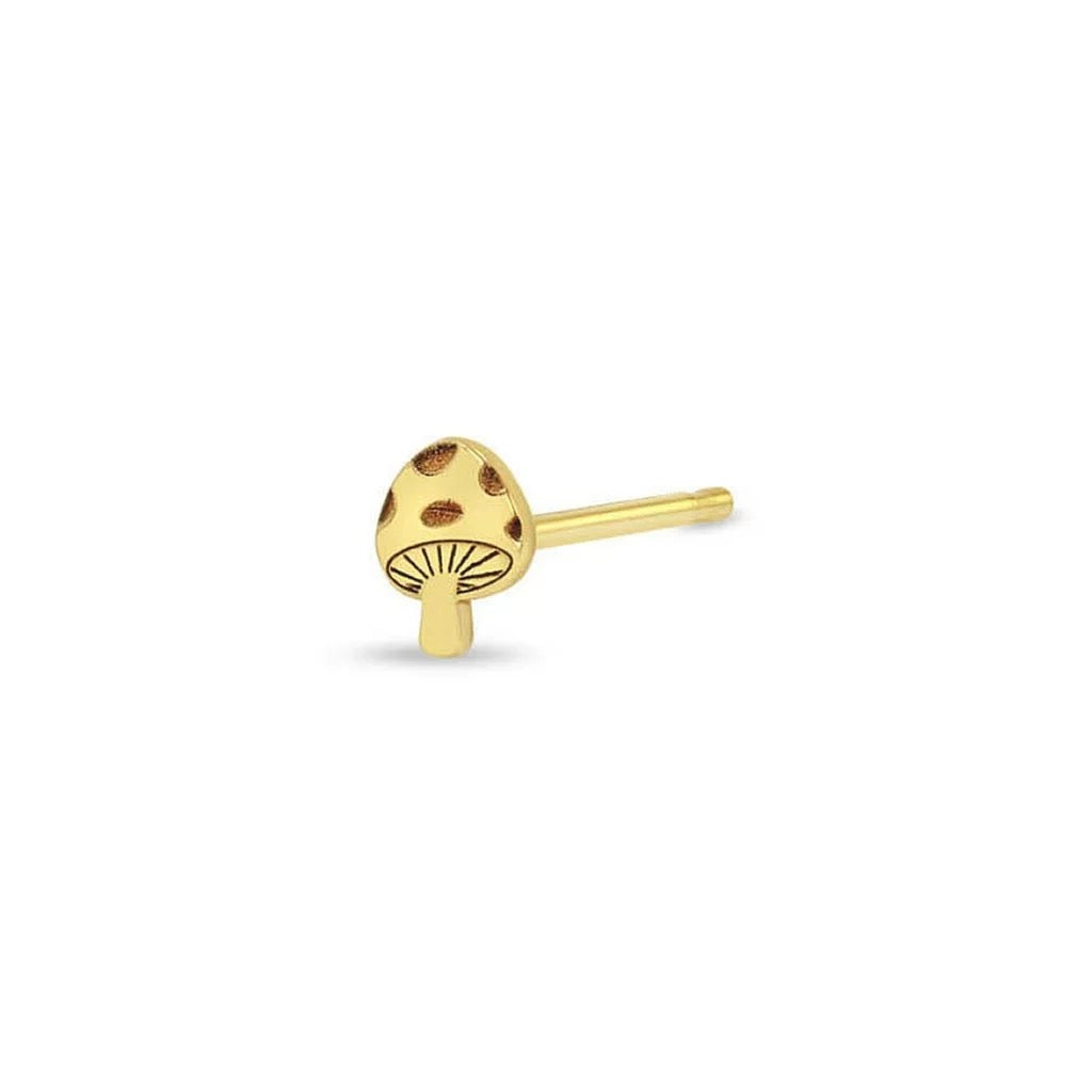 Itty Bitty Mushroom Stud