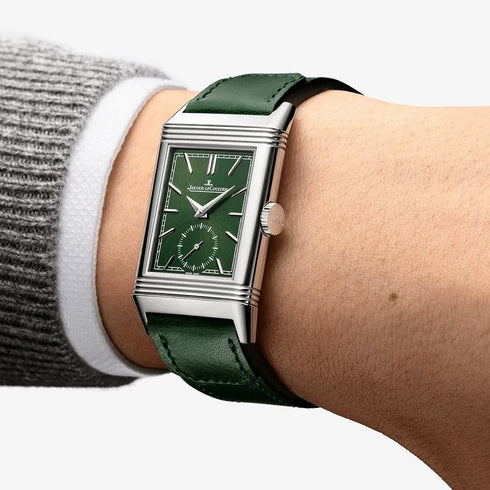 Stainless Steel Men Manual Reverso Tribute Small Seconds Watch - 2