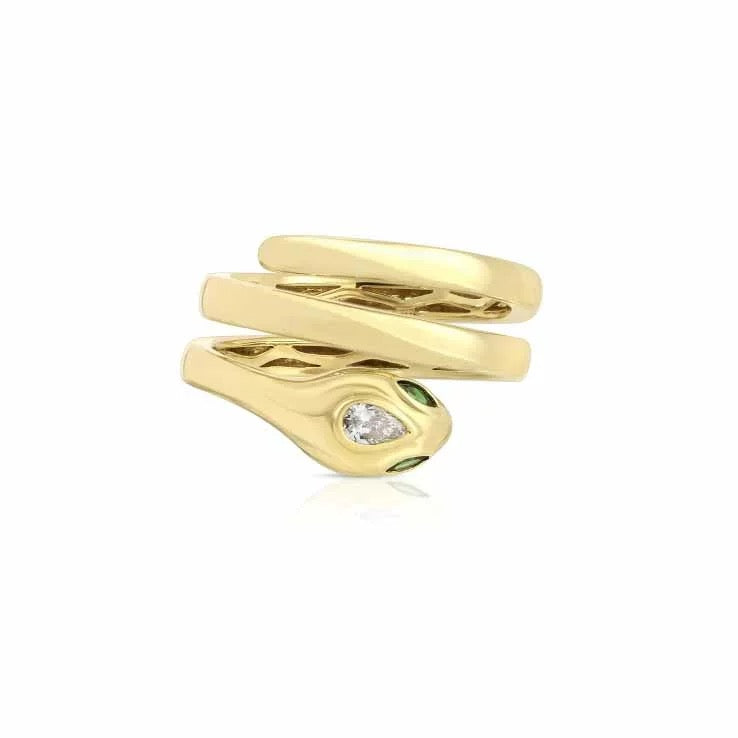 Snake Coil Pinky Ring
