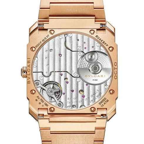 18k Rose Gold Octo Finissimo Chronograph GMT Watch - 3