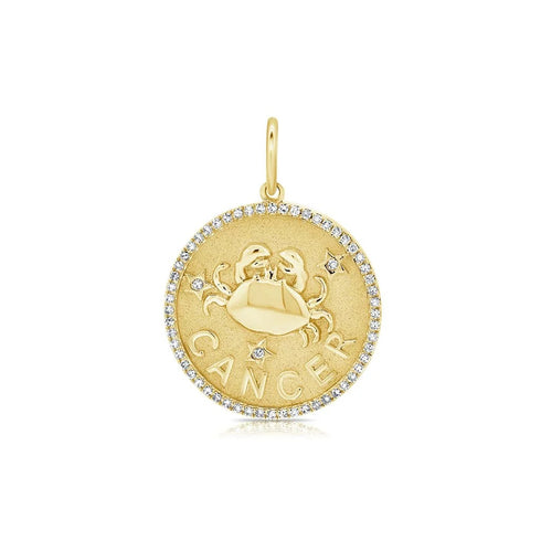 Diamond Zodiac Charm - Cancer - 1