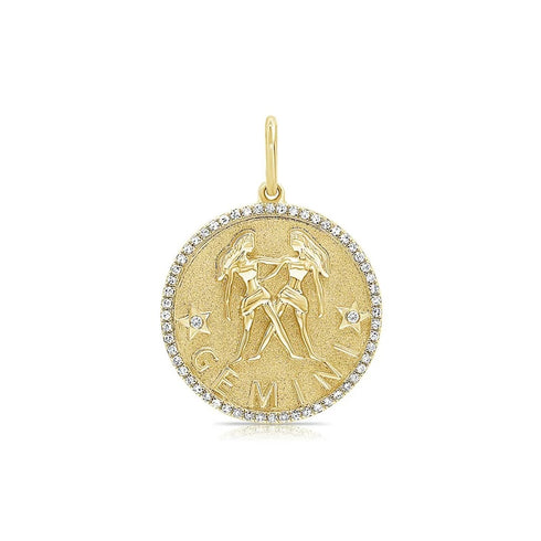 Diamond Zodiac Charm - Gemini - 1
