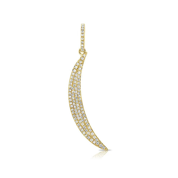 Diamond Moon Charm - 1