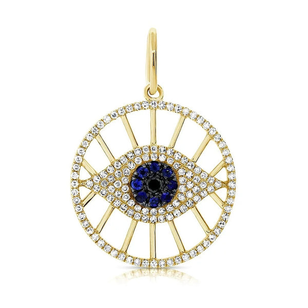 Diamond Evil Eye Charm - 1