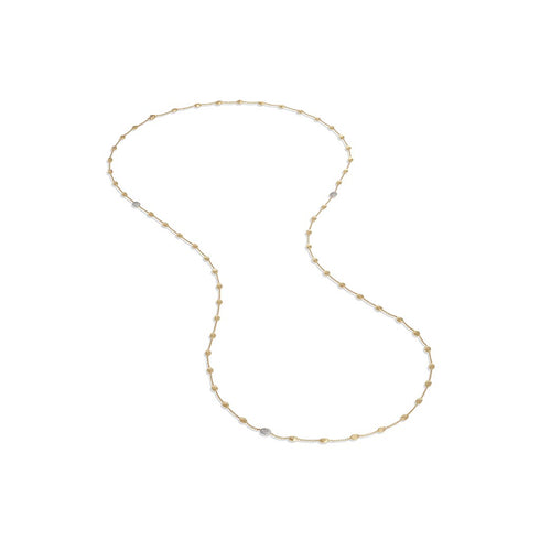 Siviglia Diamond Small Bead Long Necklace - 1