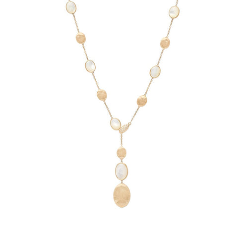 Siviglia Mother of Pearl Lariat Necklace - 1