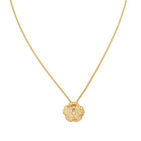Bouton de Camélia Necklace - 2