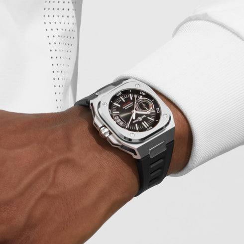 BR-X5 Black Steel 41mm Watch - 2