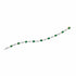 Yellow Gold Emerald And Baguette Diamond Alternating Tennis Bracelet - 1