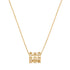 Pulse Necklace Yellow Gold and Diamonds - 1