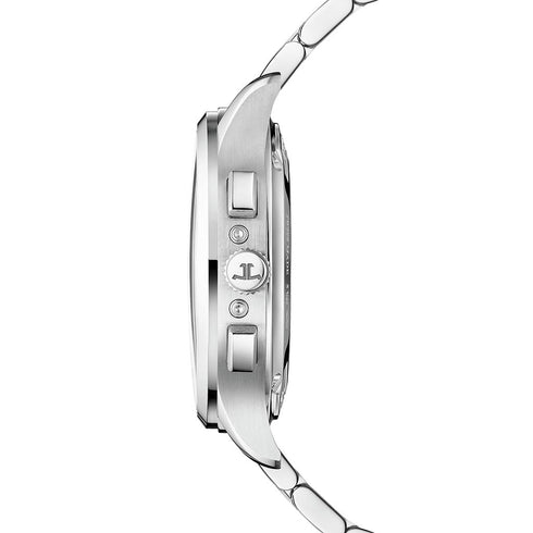 Master Control Chronograph Silver Caflskin Watch - 3