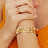 Dinner Date GM Mood Bangle in Yellow Gold - 1