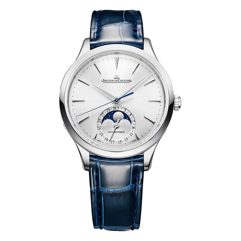 Ultra Thin Moon Silver Stainless Steel Watch - 1