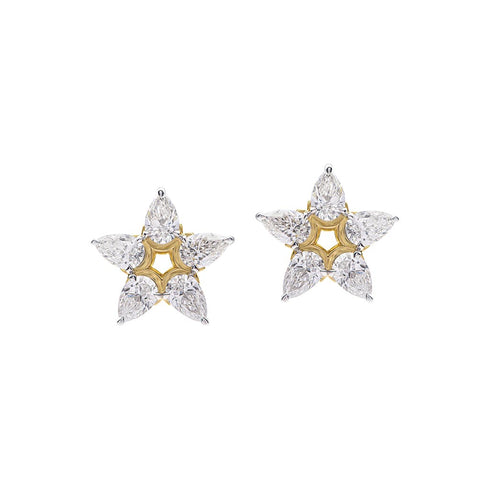Pear Flower Studs - 1