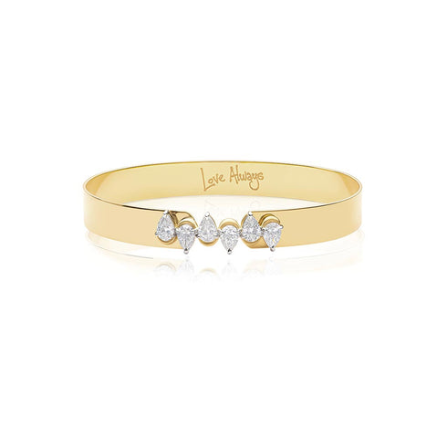 Pear Half Cuddle Love Always Bangle - 1