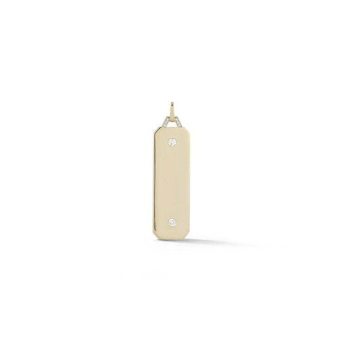 Dora Gold And Diamond Tablet Charm - 1