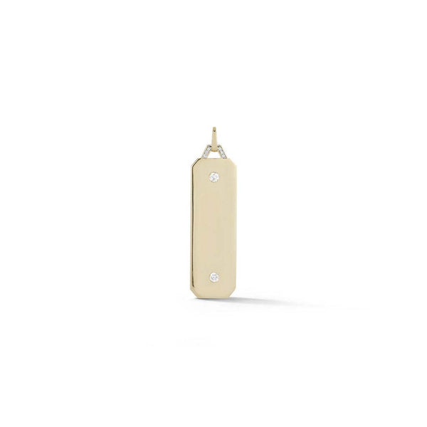 Dora Gold And Diamond Tablet Charm - 1
