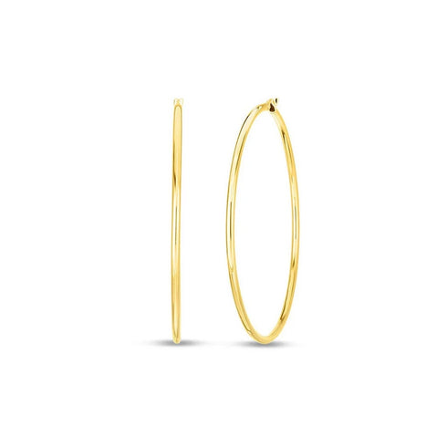 Large 63mm Hoop Earrings - 1