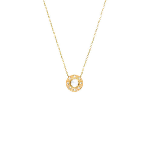 Dunes Classic Rose Cut Diamond Necklace - 1