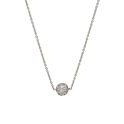 Disco Diamond Pave Necklace - 1