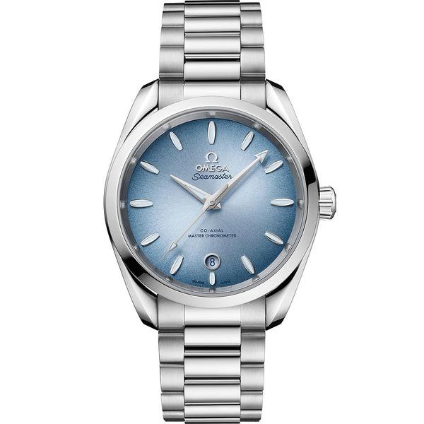 Seamaster Aqua Terra Steel On Steel Blue Dial Watch - 1