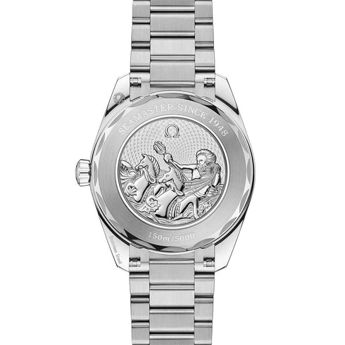 Seamaster Aqua Terra Steel On Steel Blue Dial Watch - 3