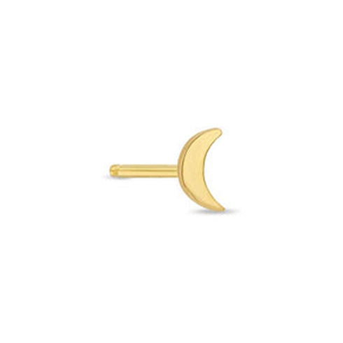 Itty Bitty Crescent Moon Single Stud Earring - 1