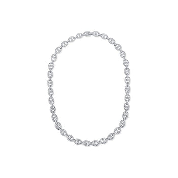 Pave Mariner Diamond Necklace