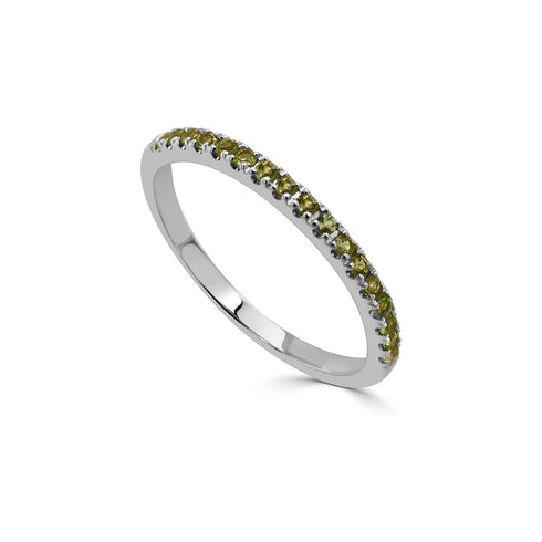 Peridot Birthstone Stackable Ring - 1