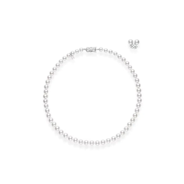 Akoya Cultured Pearl 18in Two-Piece Set - 1