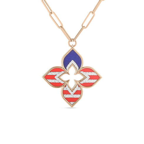 Venetian Princess Diamond And Lapis Necklace - 1