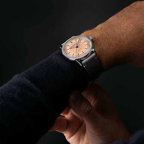 Millesime Grey Leather Watch - 2