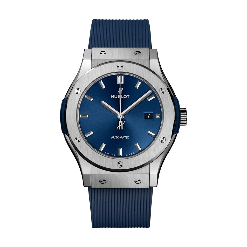 Classic Fusion Titanium Blue 42mm Watch