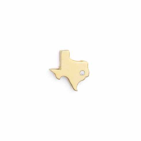 Texas HTX Single Stud Diamond Earring (set of 2) - 1