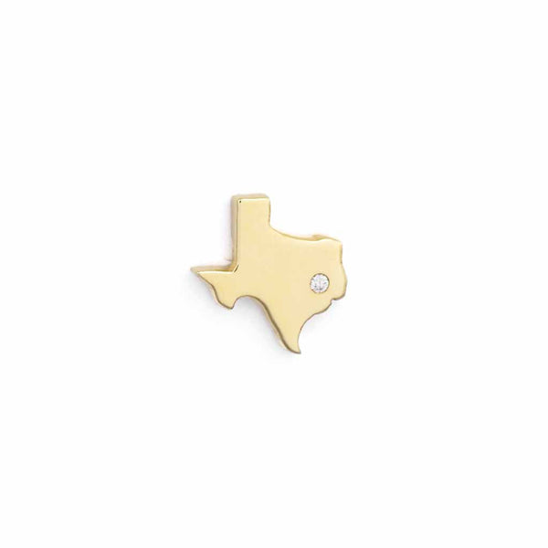 Texas HTX Single Stud Diamond Earring (set of 2) - 1