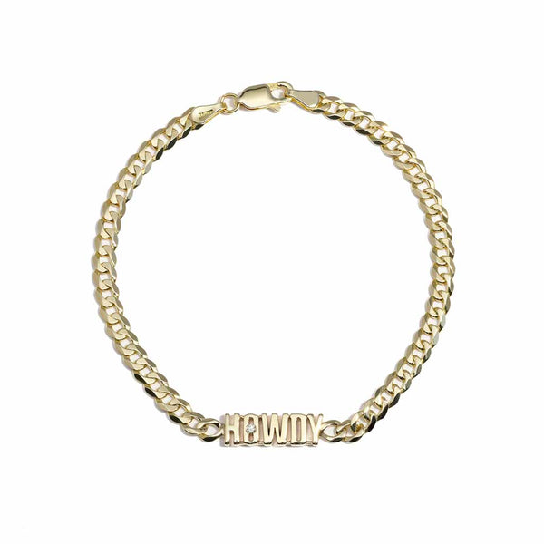 HOWDY Curb Link Bracelet - 1