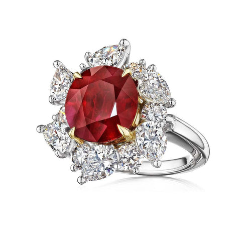 Platinum Diamond Ring - 1