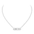 Move Classique Ciselé Diamond Necklace in Yellow Gold - 1