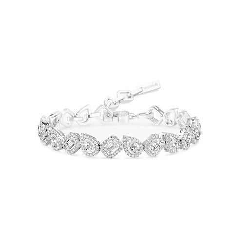My Twin Diamond Rivière Bracelet in Yellow Gold - 1