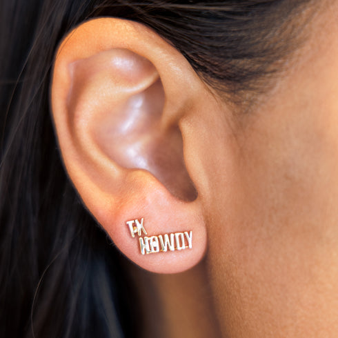 HOWDY Single Stud Diamond Earring - 2