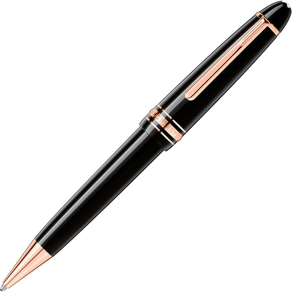 Meisterstuck Rose Gold LeGrand Ballpoint Pen in Black Resin - 1