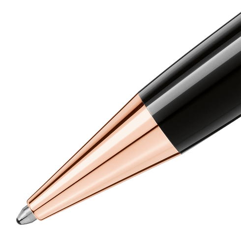 Meisterstuck Rose Gold LeGrand Ballpoint Pen in Black Resin - 3