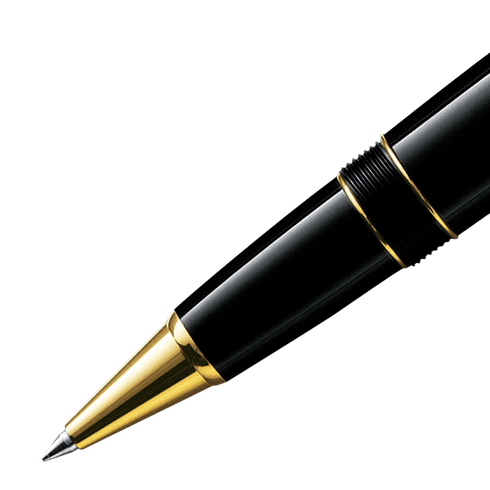 Meisterstuck LeGrand Gold Rollerball Pen in Black Resin - 3