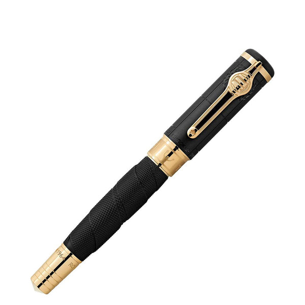 Great Characters Muhammad Ali Fountain Pen in Black Resin and Gold - 1