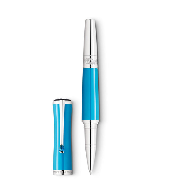 Muses Maria Callas Turquoise Blue Rollerball Pen by Montblanc - 1
