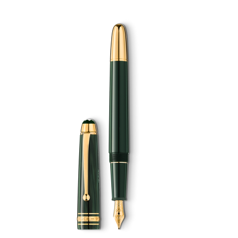 Meisterstuck The Origin Collection 149 Green Resin Fountain Pen with Gold Nib - 1